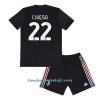 Conjunto (Camiseta+Pantalón Corto) Juventus Federico Chiesa 22 Segunda Equipación 2021/22 - Niño